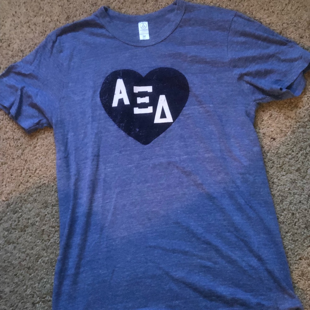 charlie hustle inspires alpha xi delta t-shirt